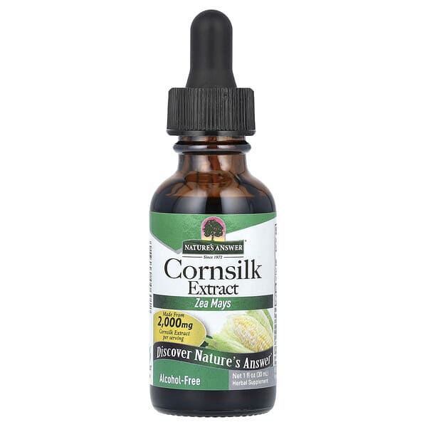 Cornsilk Extract, Alcohol-Free, 2,000 mg, 1 fl oz (30 ml)