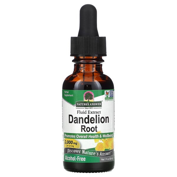 Nature's Answer, Dandelion Root, Alcohol Free, 2,000 mg, 1 fl oz (30 ml)
