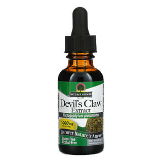 Nature's Answer, Devil's Claw Extract, Alcohol-Free, 1,000 mg, 1 fl oz (30 ml)