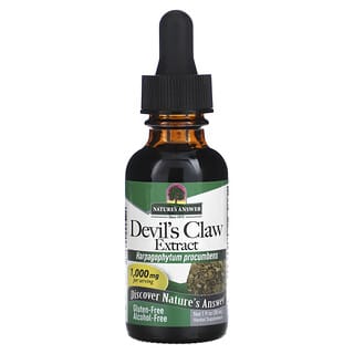 Nature's Answer, Devil's Claw Extract, Alcohol-Free, 1,000 mg, 1 fl oz (30 ml)
