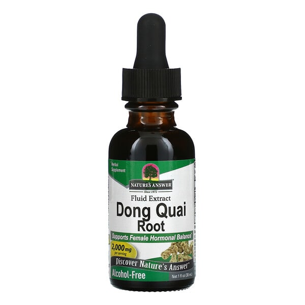 Nature's Answer, Dong Quai Root, Fluid Extract, Alcohol Free, 2,000 mg, 1 fl oz (30 ml)