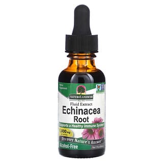 Nature's Answer, Raiz de Echinacea, Extrato Fluido, Sem Álcool, 1.000 mg, 30 ml (1 fl oz)