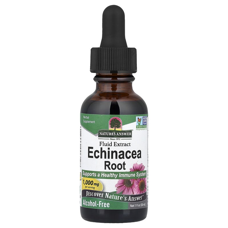 Echinacea Extract エキナセアエキス エキナセア根、液体エキス、アルコール不使用、30ml（1液量オンス）