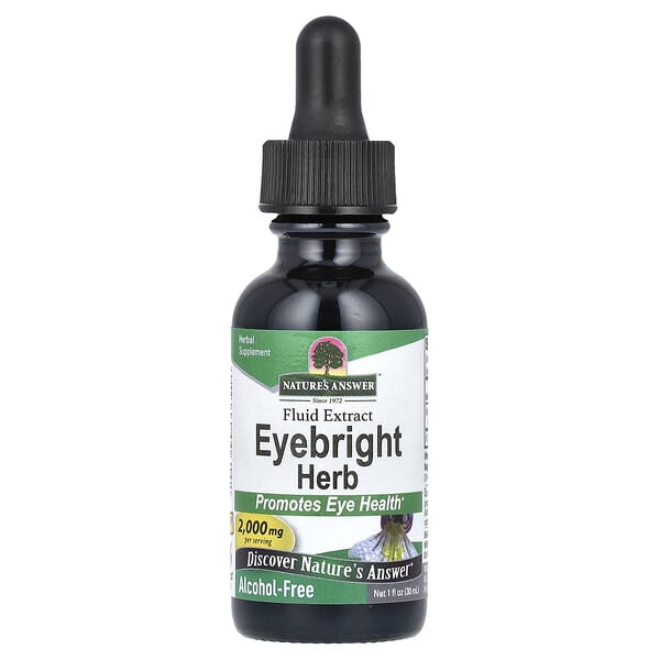Eyebright Herb, Fluid Extract, Alcohol-Free, 2,000 mg, 1 fl oz (30 ml)