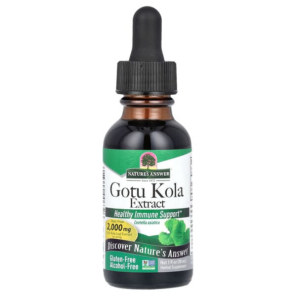 Gotu Kola Extract, Alcohol-Free, 2,000 mg, 1 fl oz (30 ml)