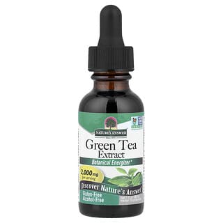 Nature's Answer, 綠茶提取物，無乙醇，760 毫克，1 液量盎司（30 毫升）