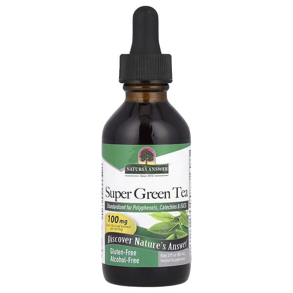 Super Green Tea, Alcohol-Free, 2 fl oz (60 ml)
