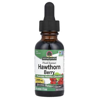 Nature's Answer, Hawthorn Berry, Fluid Extract, Alcohol-Free, 2,000 mg, 1 fl oz (30 mL)