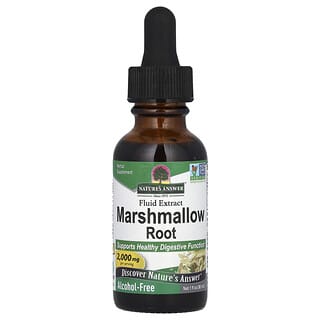 Nature's Answer, Marshmallow Root Fluid Extract, flüssiger Eibischwurzel-Extrakt, alkoholfrei, 2.000 mg, 30 ml (1 fl. oz.)