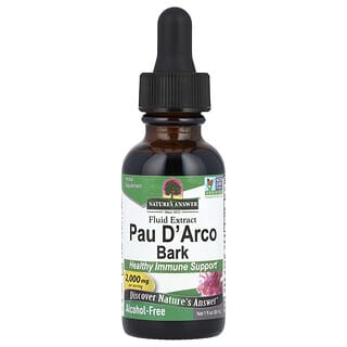 Nature's Answer, Pau D' Arco Bark, Alcohol-Free, 2,000 mg, 1 fl oz (30 ml)