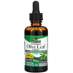 Nature's Answer, Extracto de hoja de olivo, sin alcohol, 1500 mg, 60 ml (2 oz. Líq.)