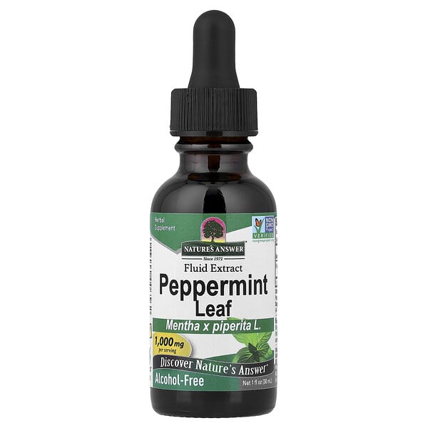 Nature's Answer, Peppermint Leaf, Fluid Extract, Alcohol-Free, 1 fl oz (30 ml) — product photo 1