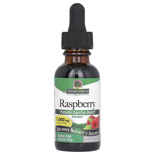 Raspberry, Alcohol-Free, 1,000 mg, 1 fl oz (30 ml)