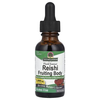 Nature's Answer, Reishi Fruiting Body, Fluid Extract, Alcohol-Free, 1,000 mg, 1 fl oz (30 ml)