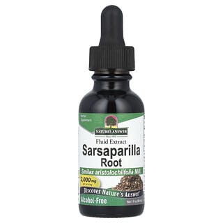 Nature's Answer, Sarsaparilla Root, Fluid Extract, Alcohol-Free, 2,000 mg, 1 fl oz (30 ml)