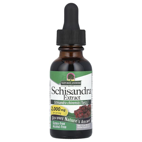 Nature's Answer Schisandra Extract, Alcohol-Free, 2,000 mg, 1 fl oz (30 ml)