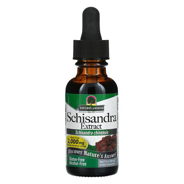 Nature's Answer, Schisandra Extract, Alcohol-Free, 2,000 mg, 1 fl oz (30 ml)