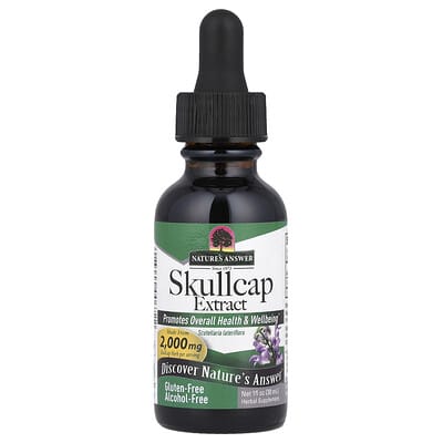 Nature's Answer, Skullcap Extract, Alcohol-Free, 665 mg, 1 fl oz (30 ml)