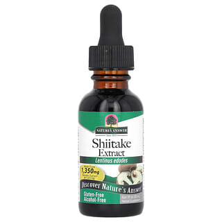 Nature's Answer, Shiitake Extract, Shiitake-Extrakt, alkoholfrei, 1.350 mg, 30 ml (1 fl. oz.)