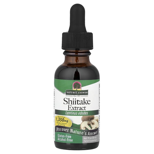 Nature's Answer, Shiitake Extract, Alcohol-Free, 1 fl oz (30 ml) — product photo 1