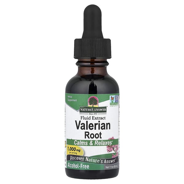 Nature's Answer, Valerian Root, Fluid Extract, Alcohol Free, 1 fl oz (30 ml) — product photo 1