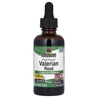 Nature's Answer, Valerian Root Fluid Extract, Alcohol-Free, 1,000 mg, 2 fl oz (60 ml)