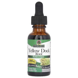 Nature's Answer, Yellow Dock Root, Alcohol-Free, 2,000 mg, 1 fl oz (30 ml)