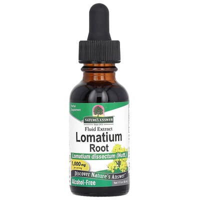 Nature's Answer, Lomatium Root, Alcohol-Free, 1,000 mg, 1 fl oz (30 ml)