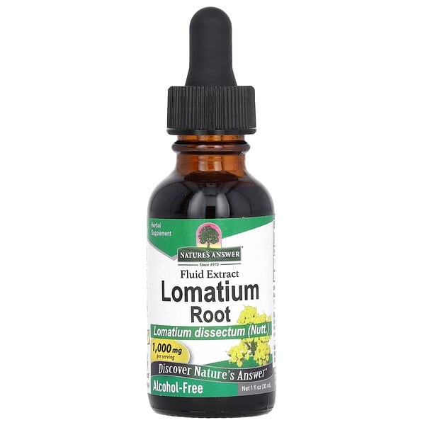 Nature's Answer, Lomatium Root, Alcohol-Free, 1,000 mg , 1 fl oz (30 ml)