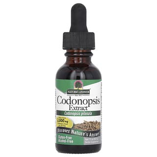 Nature's Answer, Codonopsis Extract, Codonopsis-Extrakt, alkoholfrei, 2.000 mg, 30 ml (1 fl. oz.)