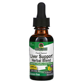 Nature's Answer, Liver Support Herbal Blend, flüssiger Kräuterextrakt zur Unterstützung der Leber, alkoholfrei, 2.000 mg, 30 ml (1 fl. oz.)