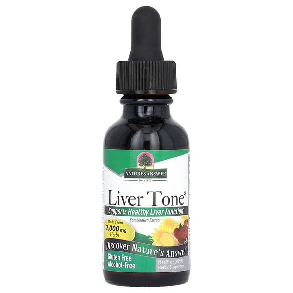 Liver Tone, Alcohol-Free, 2,000 mg, 1 fl oz (30 ml)