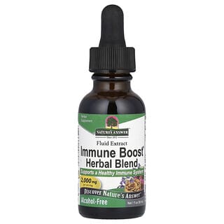 Nature's Answer, Mistura de Ervas para Immune Boost, Sem Álcool, 2.000 mg, 30 ml (1 fl oz)