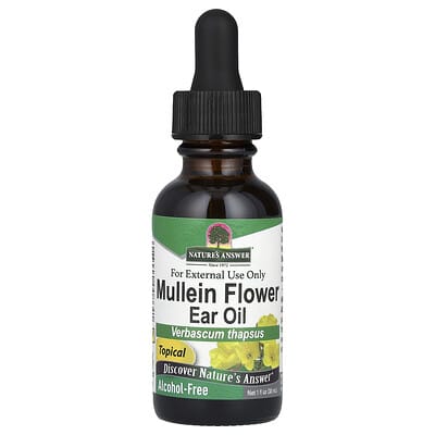 Nature's Answer, Mullein Ear Treatment Oil, Alcohol-Free, 1 fl oz (30 ml)