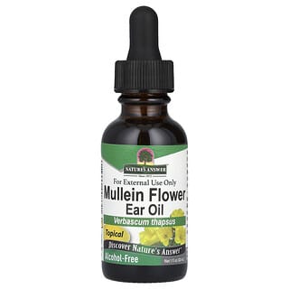 Nature's Answer, Mullein Flower Ear Oil, Alcohol-Free, 1 fl oz (30 ml)
