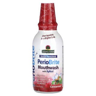Nature's Answer, PerioBrite, Mouthwash with Xylitol, Cinnamint, 16 fl oz (480 ml)