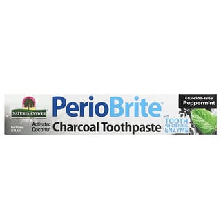 Nature's Answer, PerioBrite Charcoal Toothpaste, Peppermint, 4 oz (113.4 g)
