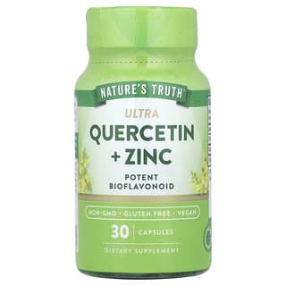 Nature's Truth, Ultra Quercetin + Zinc, Quercetin und Zink, 30 Kapseln