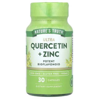 Nature's Truth, Ultra quercétine + zinc, 30 capsules