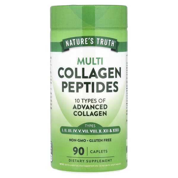 Nature's Truth, Multi kollagén peptidek, 90 kapszula