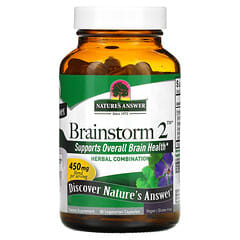 Nature's Answer, Brainstorm 2, Herbal Combination, 450 mg, 90 Vegetarian Capsules