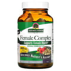 Nature's Answer, Комплекс трав для женского здоровья, 400 мг, 90 капсул