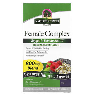 Nature's Answer, フィーメルコンプレックス、 ハーブコンビネーション、 400 mg、 90ベジキャップ