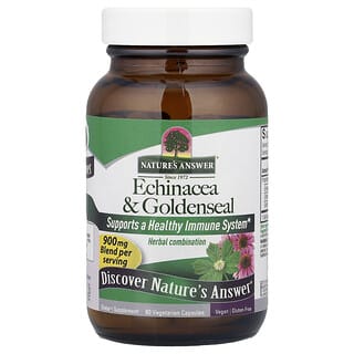 Nature's Answer, Echinacea & Goldenseal, 60 Vegetarian Capsules