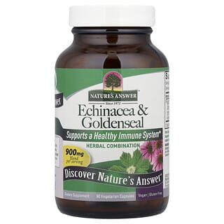 Nature's Answer, ехінацея та золотушник, 90 вегетаріанських капсул