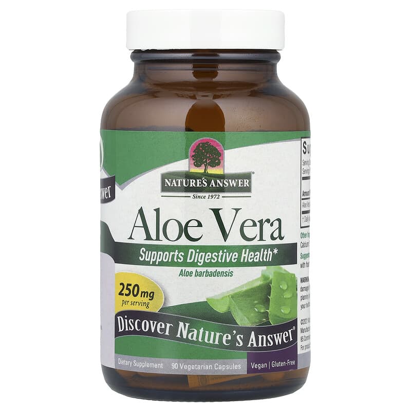 Aloe Vera, 250 mg, 90 pflanzliche Kapseln