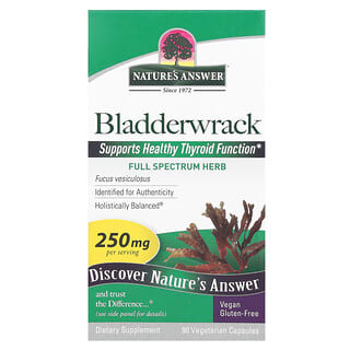 Nature's Answer, Bladderwrack, 250 мг, 90 вегетаріанських капсул