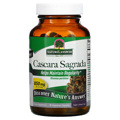 Nature's Answer, Cascara Sagrada, 425 mg, 90 Cápsulas Vegetarianas