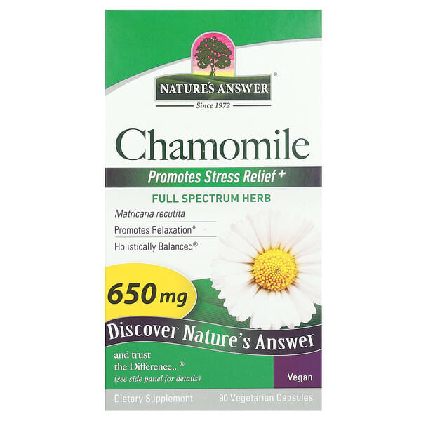 Chamomile, 90 Vegetarian Capsules (325 mg per Capsule)