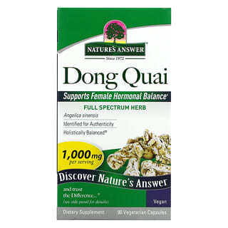 Nature's Answer, Dong Quai, 1 000 mg, 90 comprimés végétaux